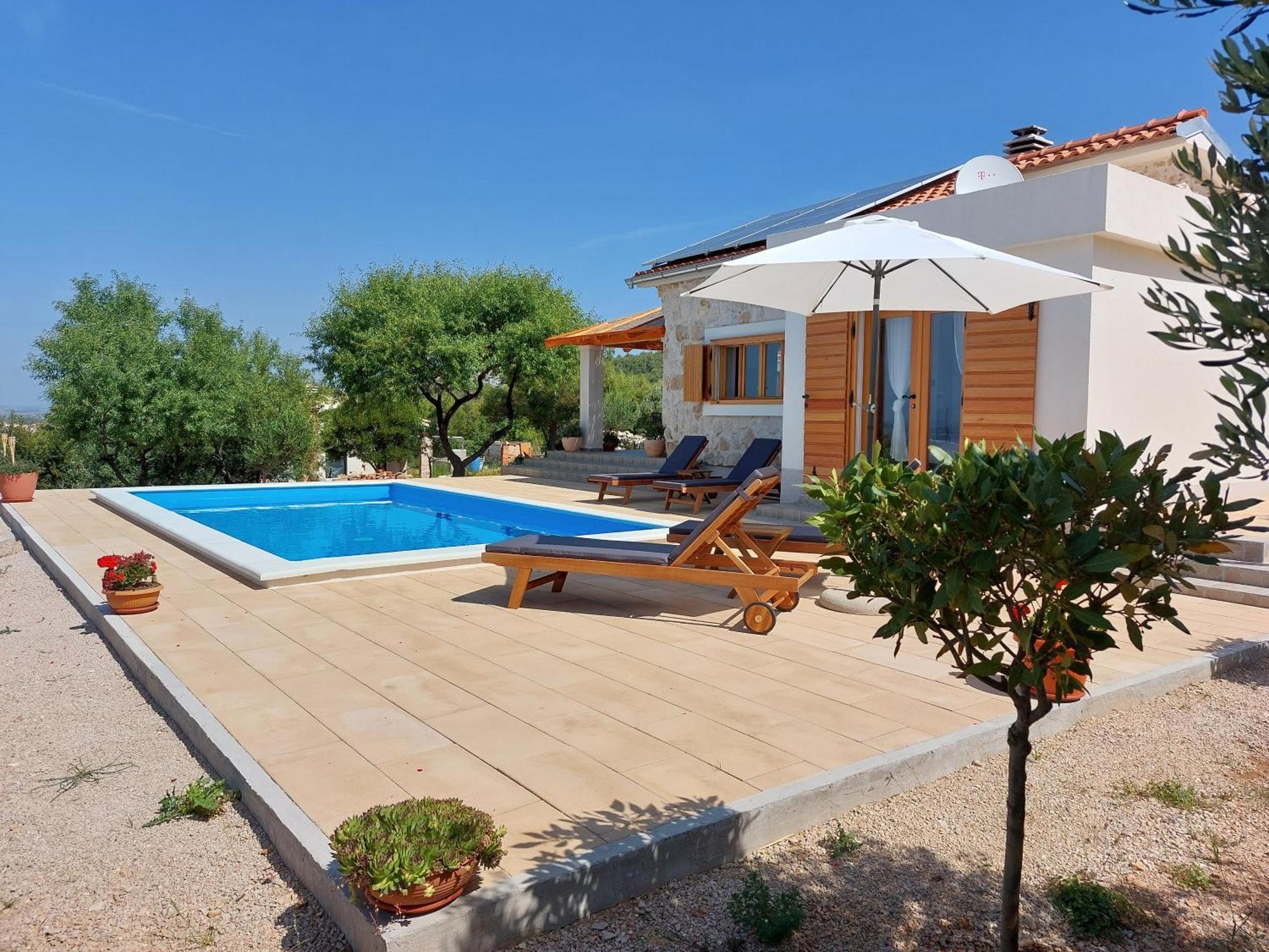 Olive Garden House Sibenik Villa Bagian luar foto