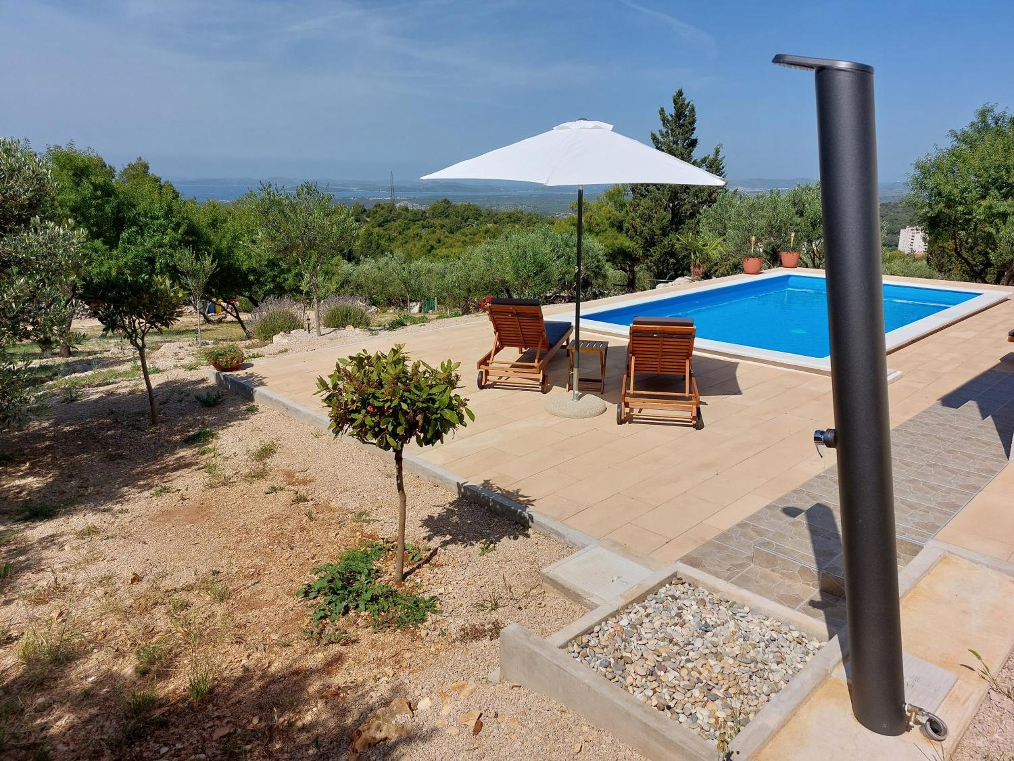 Olive Garden House Sibenik Villa Bagian luar foto