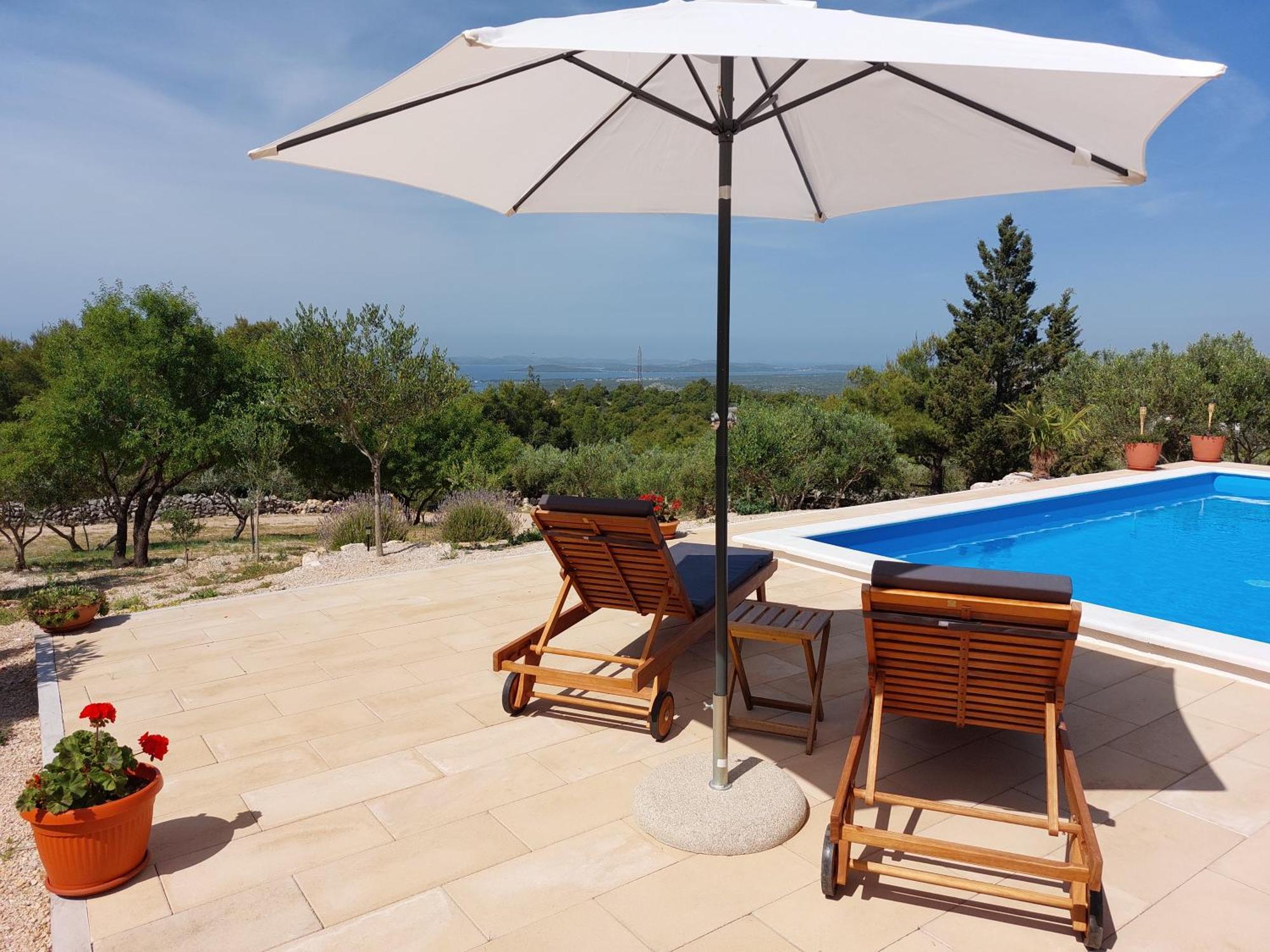 Olive Garden House Sibenik Villa Bagian luar foto